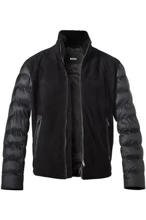 HUGO BOSS Homme, Vestes, Noir, Taille: M Veste Enro avec Double Fermeture Éclair