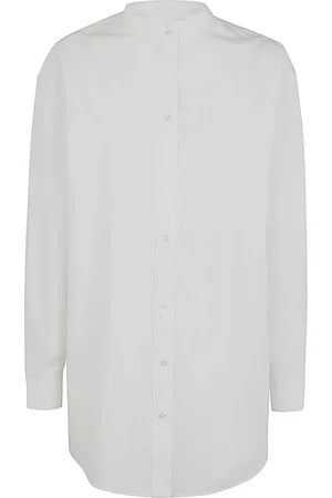 Jil Sander Femme, Blouses et Chemises, Blanc, Taille: 40 FR Chemise Ajustée Blanc Optique