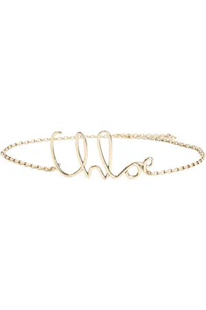 Chloé Femme, Accessoires, Jaune, Taille: ONE Size Ceinture Métallique Accessoires Femme