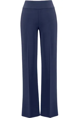 Joseph Ribkoff Femme, Pantalons, Bleu, Taille: 44 FR Pantalon Droit
