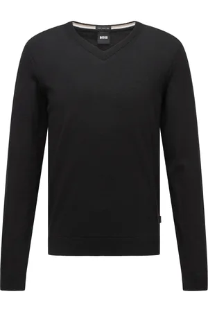 HUGO BOSS Homme, Pulls, Noir, Taille: XL Pull à col rond