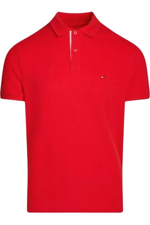 Tommy Hilfiger Homme, Tops, Rouge, Taille: S Polo Monotype