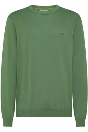 sun68 Homme, Pulls, Vert, Taille: L Pulls Élégants pour Hommes et Femmes