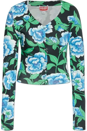Kenzo Femme, Blouses et Chemises, Multicolore, Taille: 38 FR Top à motif floral