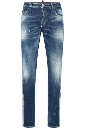 Philipp Plein Homme, Jeans, Bleu, Taille: W33 Jeans en denim élégant