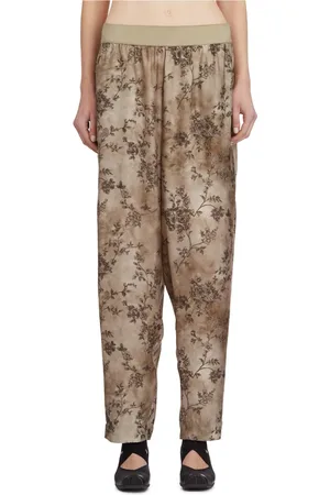 UMA WANG Femme, Pantalons, Brun, Taille: 40 FR Pantalon Palmer en viscose et cupro
