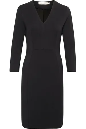 INWEAR Femme, Robes, Noir, Taille: 48 FR Robe Ajustée
