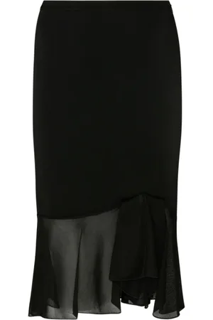 Tom Ford Femme, Jupes, Noir, Taille: 40 FR Jupe Midi