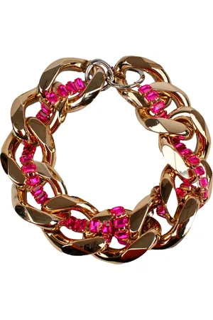GIANLUCA CAPANNOLO Femme, Accessoires, Jaune, Taille: ONE Size Collier en Cristal