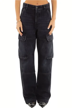 Diesel Femme, Jeans, Noir, Taille: W27 Denim Cargo Pants in 02