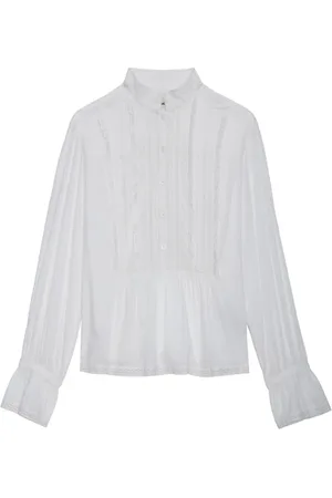 Zadig & Voltaire Femme, Blouses et Chemises, Blanc, Taille: 40 FR Chemise Élégante