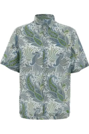 Etro Homme, Chemises, Multicolore, Taille: L Chemise à Imprimé Paisley Ss25