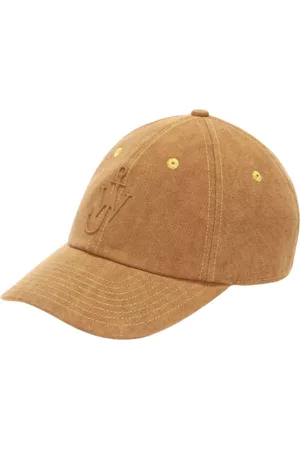 J.W.Anderson Femme, Accessoires, Brun, Taille: ONE Size Casquette Marron à Visière Courbée