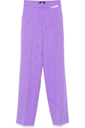 GCDS Femme, Pantalons, Violet, Taille: 36 FR Pantalon violet avec poches