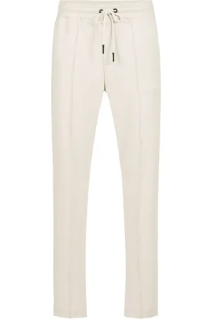 Iceberg Homme, Pantalons, , Taille: M Pantalon Blanc Poussiéreux en Molleton Effet Scuba