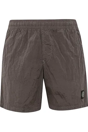 Stone Island Homme, Maillots de bain, Gris, Taille: M Short de Plage Gris Colombe
