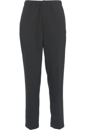 CRUNA Homme, Pantalons, Noir, Taille: M Pantalon Slim Fit Noir Burano Ss25