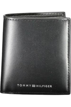 Tommy Hilfiger Homme, Accessoires, Noir, Taille: ONE Size Portefeuille en cuir noir