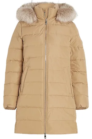 Tommy Hilfiger Femme, Manteaux, , Taille: 36 FR Manteau Tyra en duvet Heritage avec fourrure