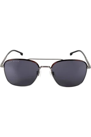 HUGO BOSS Homme, Accessoires, Gris, Taille: ONE Size Montures Métal Carrées