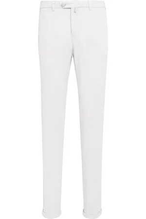 Kiton Homme, Pantalons, Gris, Taille: W35 Pantalon en Lin