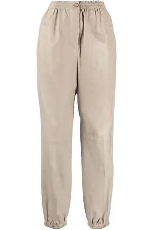 Joseph Femme, Pantalons, Brun, Taille: 36 FR Pantalon en cuir Viscount