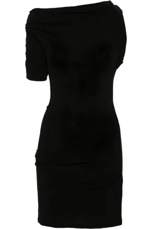 Jacquemus Femme, Robes, Noir, Taille: 40 FR Mini-robe drapée