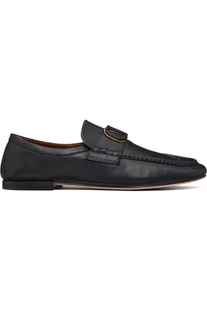 VALENTINO GARAVANI Homme, Chaussures, Noir, Taille: 40 EU Loafer Signature VLogo en cuir Nappa