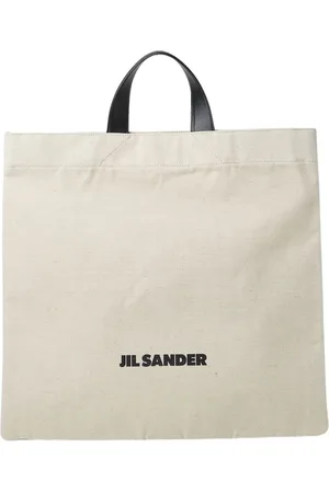 Jil Sander Homme, Sacs, Blanc, Taille: ONE Size Minimalist Canvas Tote Bag