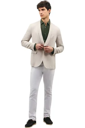 Boglioli Homme, Vestes, , Taille: XS Veste K en lin sergé de haute qualité
