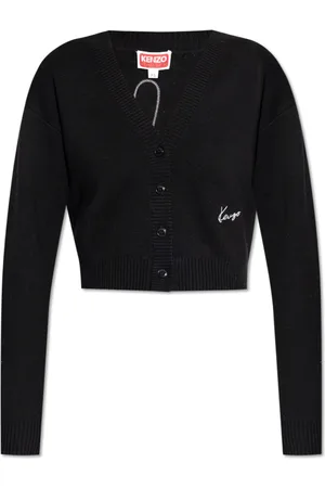 Kenzo Femme, Pulls, Noir, Taille: 40 FR Cardigan en laine