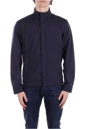 Paul & Shark Homme, Vestes, Bleu, Taille: L Manteau Bleu Yachting Fermeture Éclair Poches