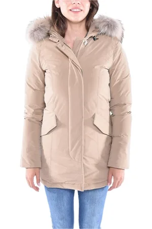 Woolrich Femme, Vestes, , Taille: 38 FR Parka de Luxe Arctique en Raton Laveur