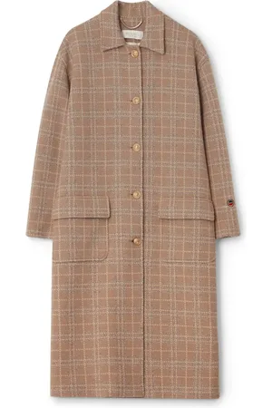 BUSNEL Femme, Manteaux, , Taille: 42 FR Bibi Coat Toffee Check