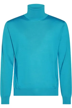 VALENTINO GARAVANI Homme, Pulls, Bleu, Taille: L Pull Élégant en Tricot