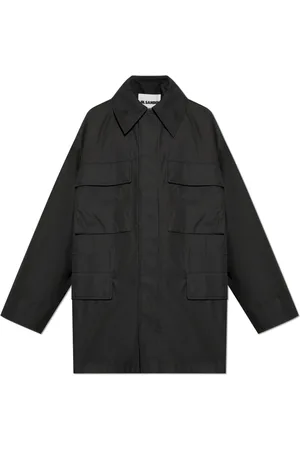 Jil Sander Homme, Manteaux, Noir, Taille: L Manteau à poches