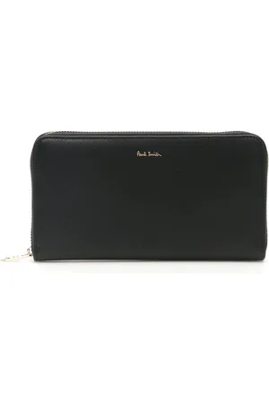 Paul Smith Homme, Accessoires, Noir, Taille: ONE Size Portefeuille zippé noir à rayures multicolores