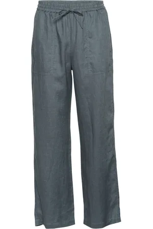 Part Two Femme, Pantalons, Gris, Taille: 42 FR Pantalon en Lin Turbulence