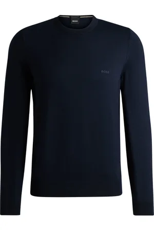 HUGO BOSS Homme, Pulls, Bleu, Taille: 2XL Pull ras du cou