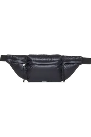 Jil Sander Homme, Sacs, Noir, Taille: ONE Size Sac Banane Noir avec Logo Imprimé