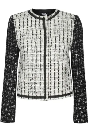 Karl Lagerfeld Femme, Vestes, Multicolore, Taille: 34 FR Veste en tweed