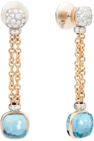 Pomellato Femme, Accessoires, Jaune, Taille: ONE Size Boucles d`oreilles en diamant