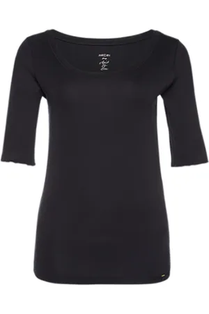 Marc Cain Femme, Tops, Bleu, Taille: 38 FR Style Simple Midnight Chemise