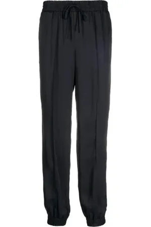 Jil Sander Femme, Pantalons, Bleu, Taille: 40 FR Pantalon fuselé à cordon de serrage