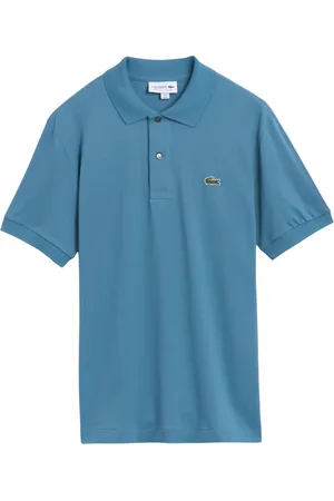 Lacoste Homme, Tops, Bleu, Taille: XS Polo en Coton Bleu avec Logo