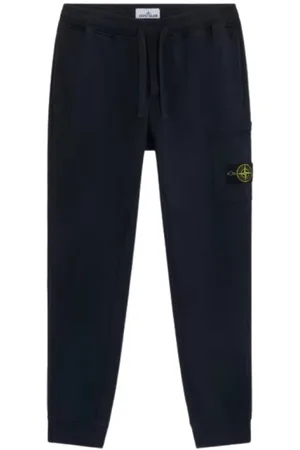 Stone Island Homme, Pantalons, Bleu, Taille: S Pantalon de survêtement en molleton