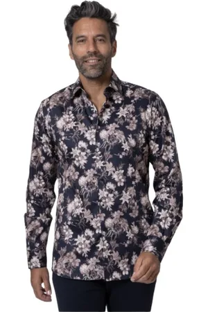 Karl Lagerfeld Homme, Chemises, Multicolore, Taille: 2XL Chemise à motif floral beige