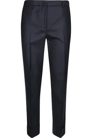 Incotex Femme, Pantalons, Bleu, Taille: 40 FR Pantalon en flanelle