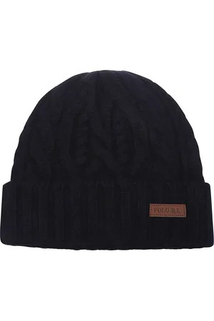 Ralph Lauren Homme, Accessoires, Bleu, Taille: ONE Size Élégant bonnet pour la saison hivernale