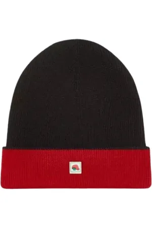 Kenzo Femme, Accessoires, Noir, Taille: ONE Size Bonnet classique bleu marine avec écusson logo rouge